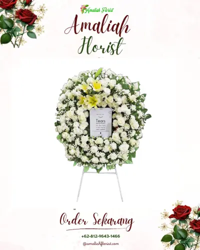 Krans Bunga Duka Cita di Lengkongsari